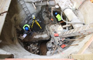 Zahlreiche römische Funde bei Kanalbauarbeiten entdeckt